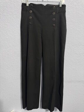 Elevenses Sailor Women Black Wide Leg Pant Anthropologie